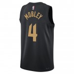 Cleveland Cavaliers Trikot Evan Mobley 4 Jordan 2022-23 Statement Edition Schwarz Swingman - Herren